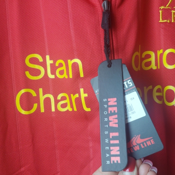 new line Shirts Nwt Standard Chartered Lfc Jersey Poshmark